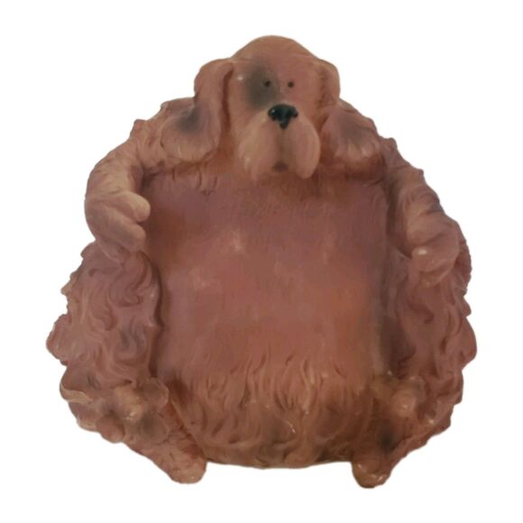 3D Dog Shaped Picture Photo Frame Holders Doggie Resin Figurines Cocker Spaniel - Picture 4 of 15